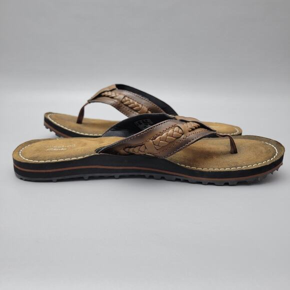 Collection by Clarks Fenner Nerice Brown Flip Flops Women's Thong Sandals Sz 10 - Picture 3 of 9